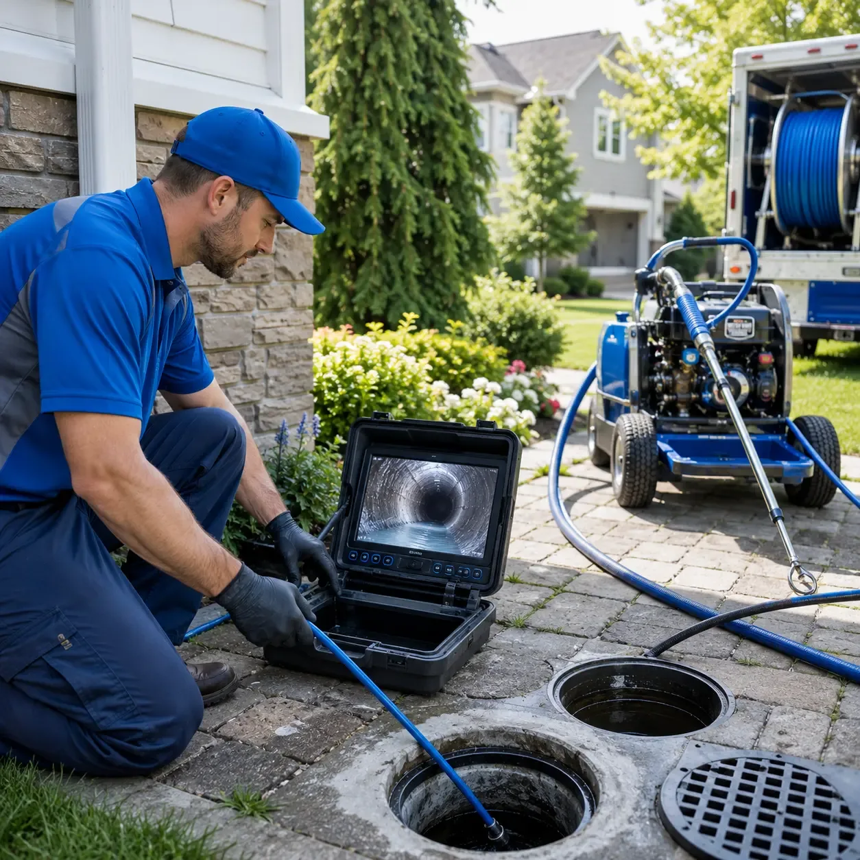Outdoor drain cleaning professionals serving Putney, VT